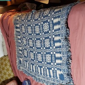 Amish country style throw blanket